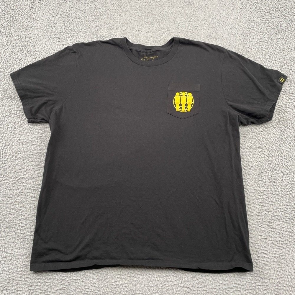 Third Man Records T-Shirt Mens XXL Black Signature Pocket T Jack White Graphic